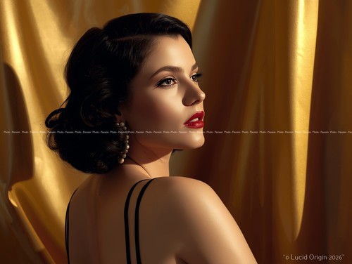 Foto frau art deco - a4,