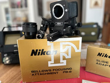 Nikon PB-6, PS-6, BR-2 BR-3, BR-4, AR-7, SC-14 - sehr gut