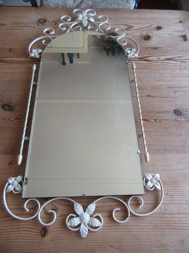 Vintage schmiedemetall spiegel - schmiedemetall,