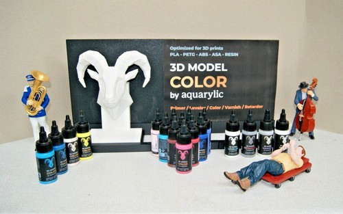 Model color aquarylic - by,