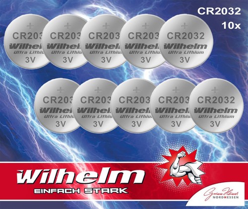 Wilhelm cr2032 knopfzelle - x,