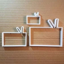 Radioband Retro TV Musik Form Ausstecher Teig Keks Gebäck Fondant Scharf