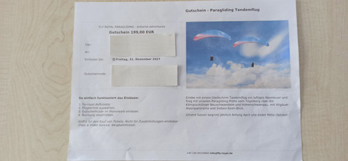 Tandem flug vom - tandem,