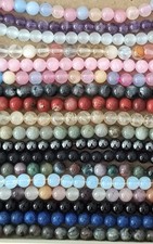 6 mm edelstein armband - 6,