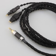 2.5mm Balanced OCC Versilbert Kopfhörer Kabel für Sennheiser HD580 HD600 650 660