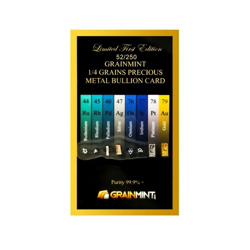 Grainmint grain rhodium - 1/4,