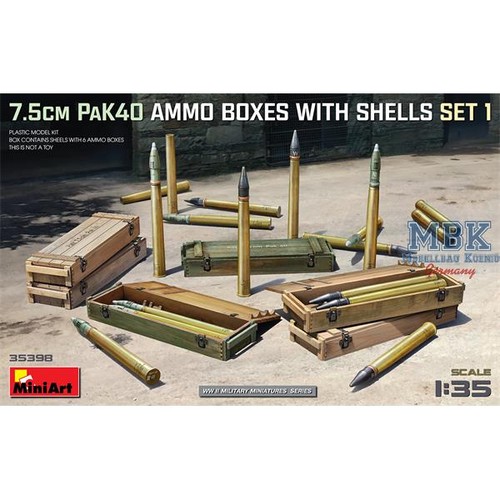 Miniart ma35398 5cm pak40 - 7.5cm,