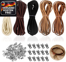 Lederband Bastelset 5 Farben