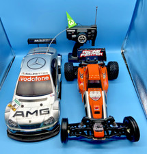 #SE4072# Vintage Tamiya RC Auto Car Konvolut AMG und Buggy *Bitte lesen*