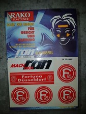 Fortuna Düsseldorf Aufkleber Sticker Set Bundesliga Fussball  5 Stück