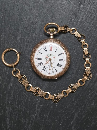 Antike silber taschenuhr - antike,