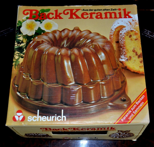 Gugelhupfform keramik braun - gugelhupfform,