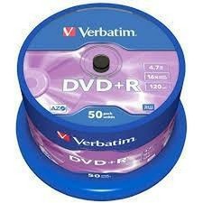 DVD+R Verbatim VB-DPR47S3A 50