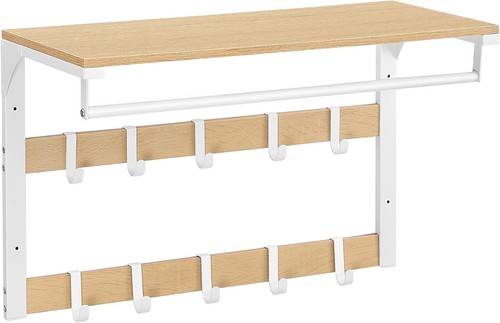 Vasagle wandgarderobe mit - vasagle, wandgarderobe,