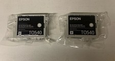 2 x Epson Patrone T0540 C13T05404010 Gloss Optimizer Stylus Photo R800 R1800