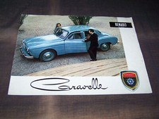 TOPRARITÄT Herrlicher Prospekt Renault Caravelle von 1959 !!!