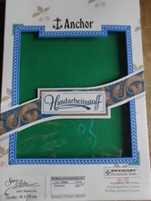 Zählstoff  Stern-Aida  54 Stiche /10cm Zweigart 100% Baumwolle  48x50cm grün