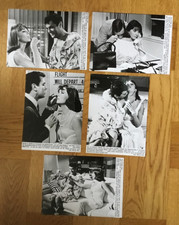 Natalie Wood / Tony Curtis (5 Pressefotos '64) in "...und ledige Mädchen"