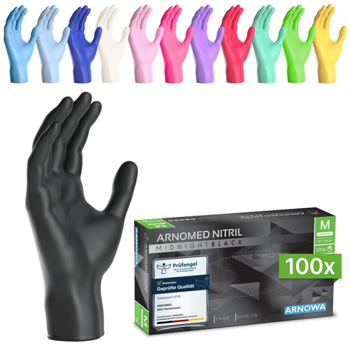 100 einmalhandschuhe nitril - 100,
