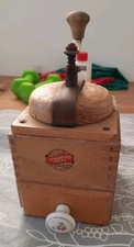 Antike Kaffeemühle aus Holz Leinbrock's Ideal, Dekoration z.B. für  Küche 