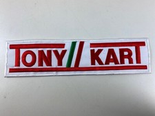 Tonykart  Kart  Aufnäher, Aufbügler, Patch, Sticker  Rückenaufnäher ca 25x8 cm