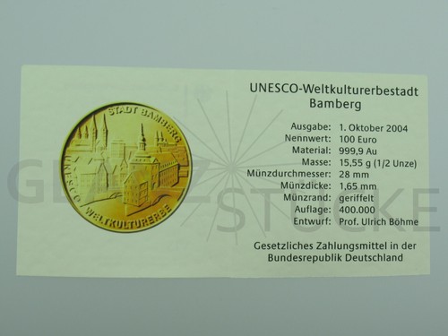 100 euro goldmünze 2004 - 100,