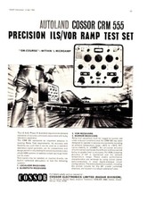 AABK05 MAGAZINWERBUNG 11X8" AUTOLAND COSSOR CRM 555 RAMPE TEST SET