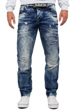 Cipo & Baxx Herren Jeans Freizeit Hose Clubwear Designer Destroyed Übergroß 