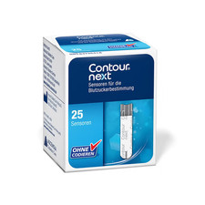 CONTOUR NEXT Sensoren - Blutzuckerteststreifen / 25 Stück MHD  31-12-2026
