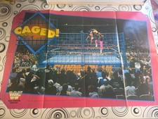 WWF WRESTLING Poster Titan Sports 1994 Gaged Käfig Summer Slam 