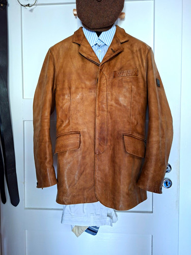 Belstaff herren lederjacke - belstaff,