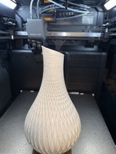 3D-gedruckte Vase in