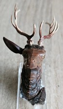 Kuckucksuhr kleine Kopf mit Gewei - nich komplet.