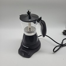 G3 Ferrari G10028 elektrischer Espressobereiter Bonjour für 3 Tassen mit Warmhal