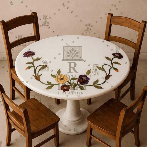 Rund marmor garten tisch - 24,