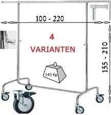 Kleiderständer Kleiderwagen Garderobe Kleiderstange Garderobenständer Metall NEU
