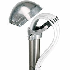 ALU Mastkappe mit Kabeleinführung für Masten mit 48-52mm - Top Qualität