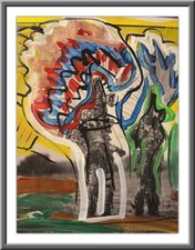 Maske Tanz Malerei  Pop Art