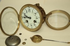 Ui41) Komplett franz. Uhrwerk  von Pendule Kaminuhr Paris um 1880 mit Funktion