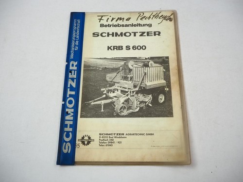 Schmotzer krb s600 - krb,
