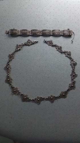 Antikes silber schmuckset - antikes, –