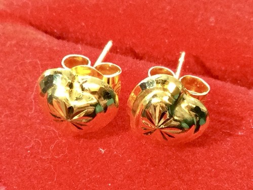 18k gold ohrstecker - 18k, disco
