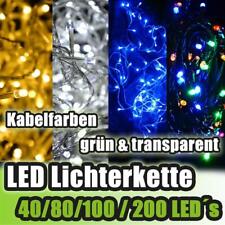 40 80 100 200 LED Lichterkette