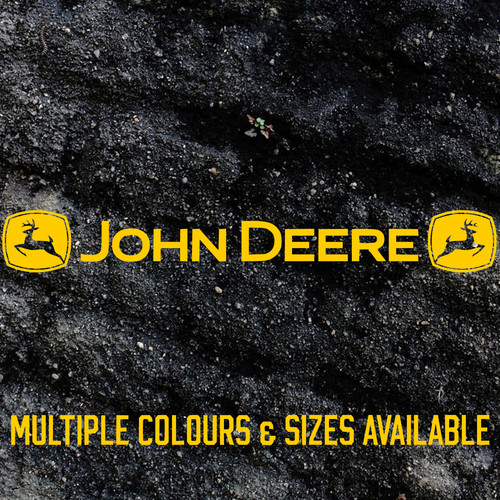 John deere logo sonnenstreifen - john,