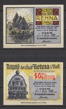Rehna - Stadt - 2x Notgeld - L 1079.a - G/M 1109.1 - Kompl. Satz