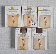5 Stück Damenfeinstrumpfhosen Konvolut "Kiliane" Größe M / 20den