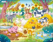 Puzzle (29 T.) Niedliche Tiere