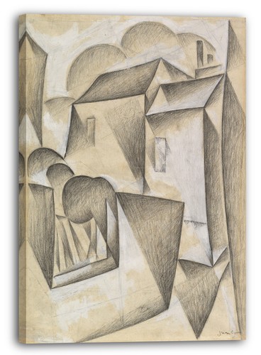 Kunstdruck juan gris häuser - juan,