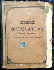 Diercke Schulatlas für Höhere Lehranstalten Ausgabe für die unteren Klassen 1923