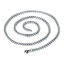 Edelstahl Halskette Quadratische Erbskette 1,5 - 6 mm, 40-80 cm Box Chain Unisex